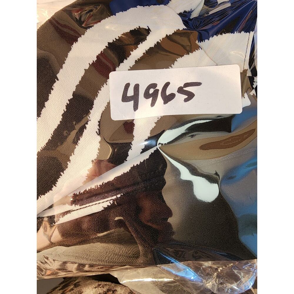 Maya Brookes Outfit Womens Size 8 Pant Suit Zebra Print Slacks - Picture 14 of 14